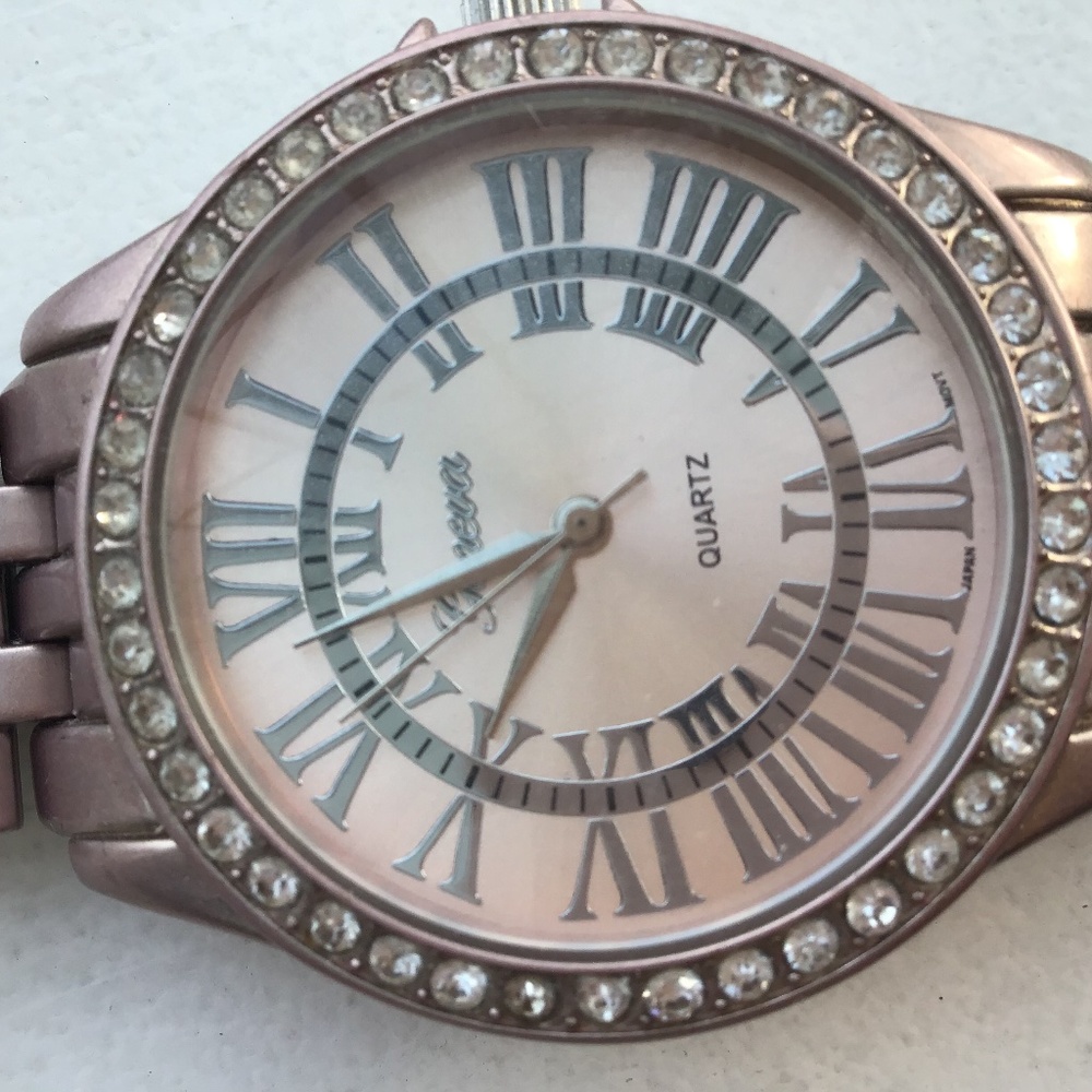 NWOT pink jewelry watch